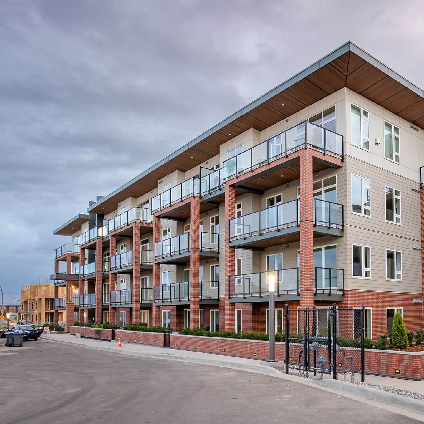 View of a condo from the side