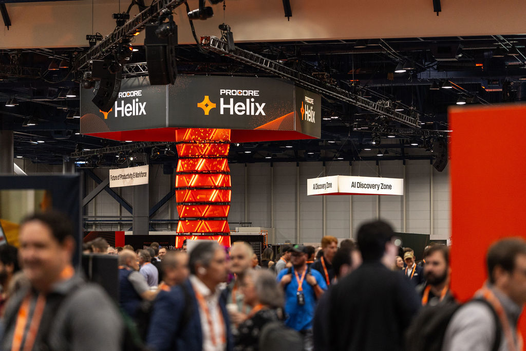 Groundbreak attendees walking around the conference