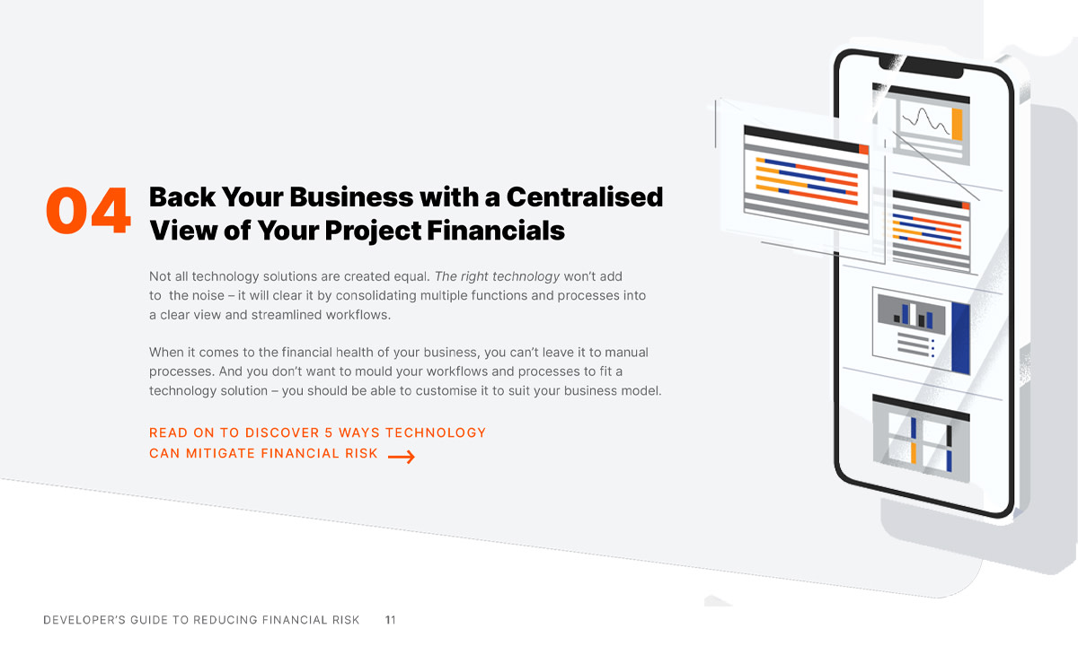 Developer's Guide to Reducing Financial Risk eBook interior page