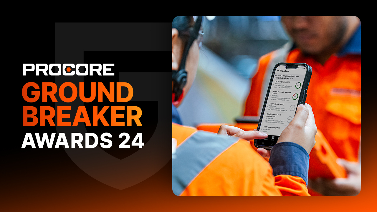 2024 Groundbreaker Awards | Procore