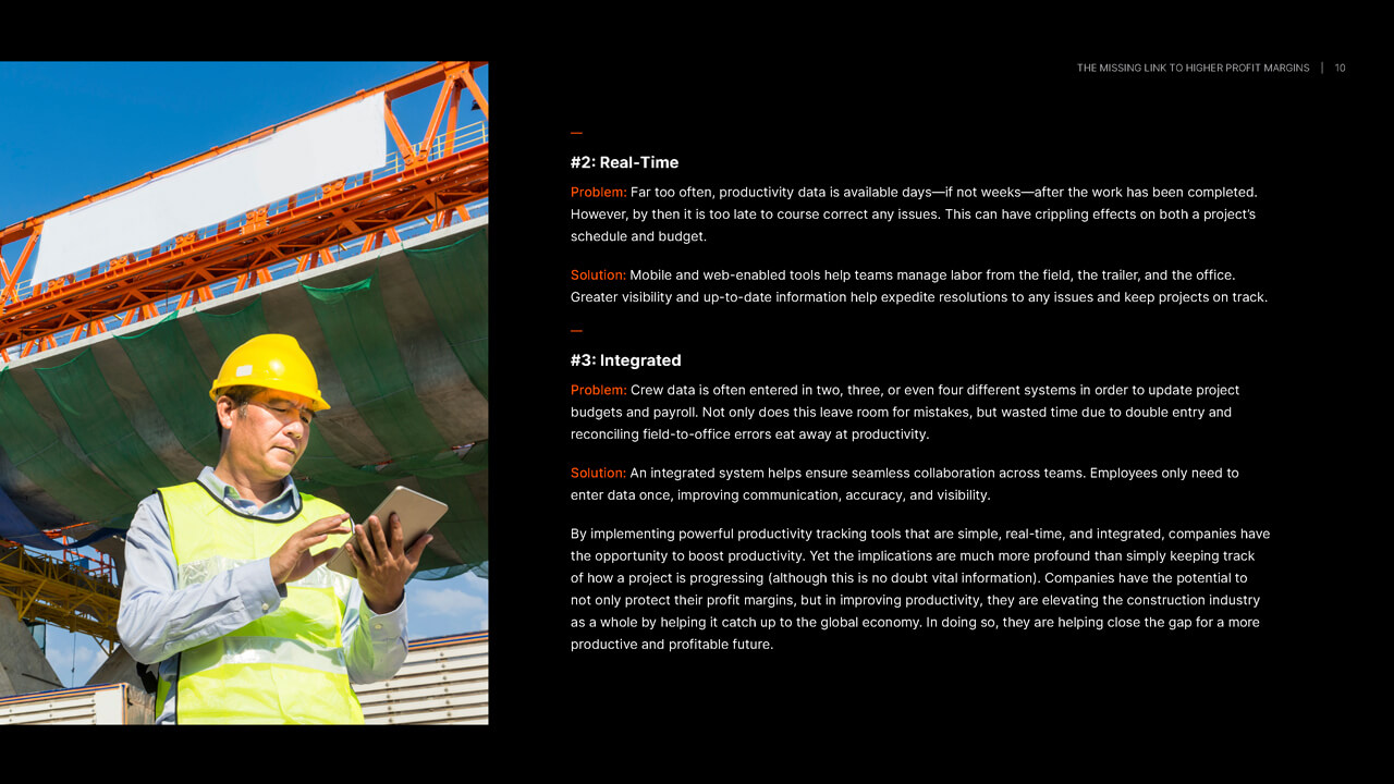 The missing link to higher profit margins eBook interior page