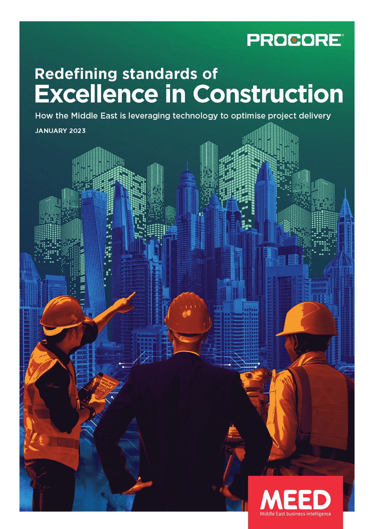 "Redefining Standards of Excellence in Construction" eBook cover