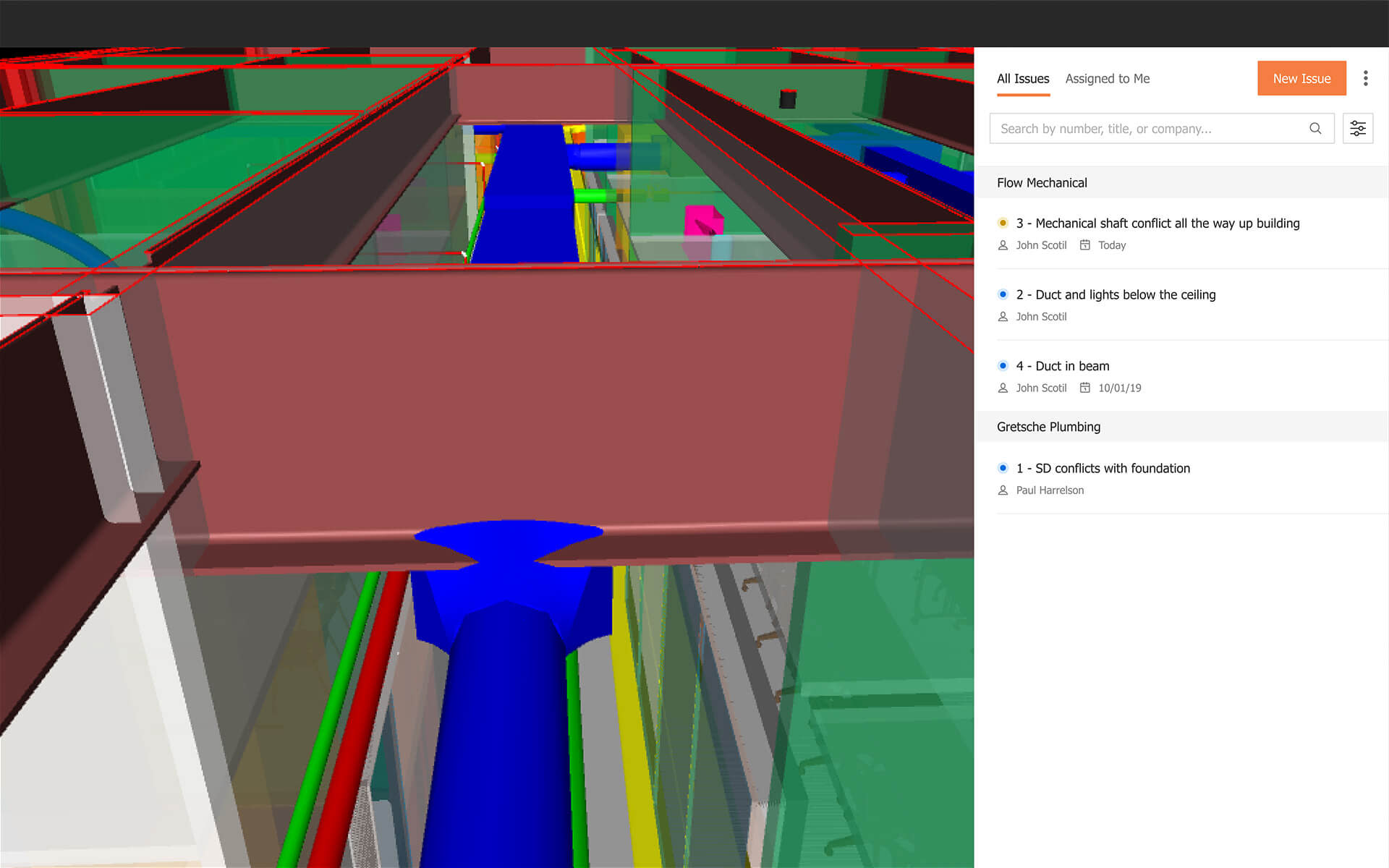 Procore BIM tool