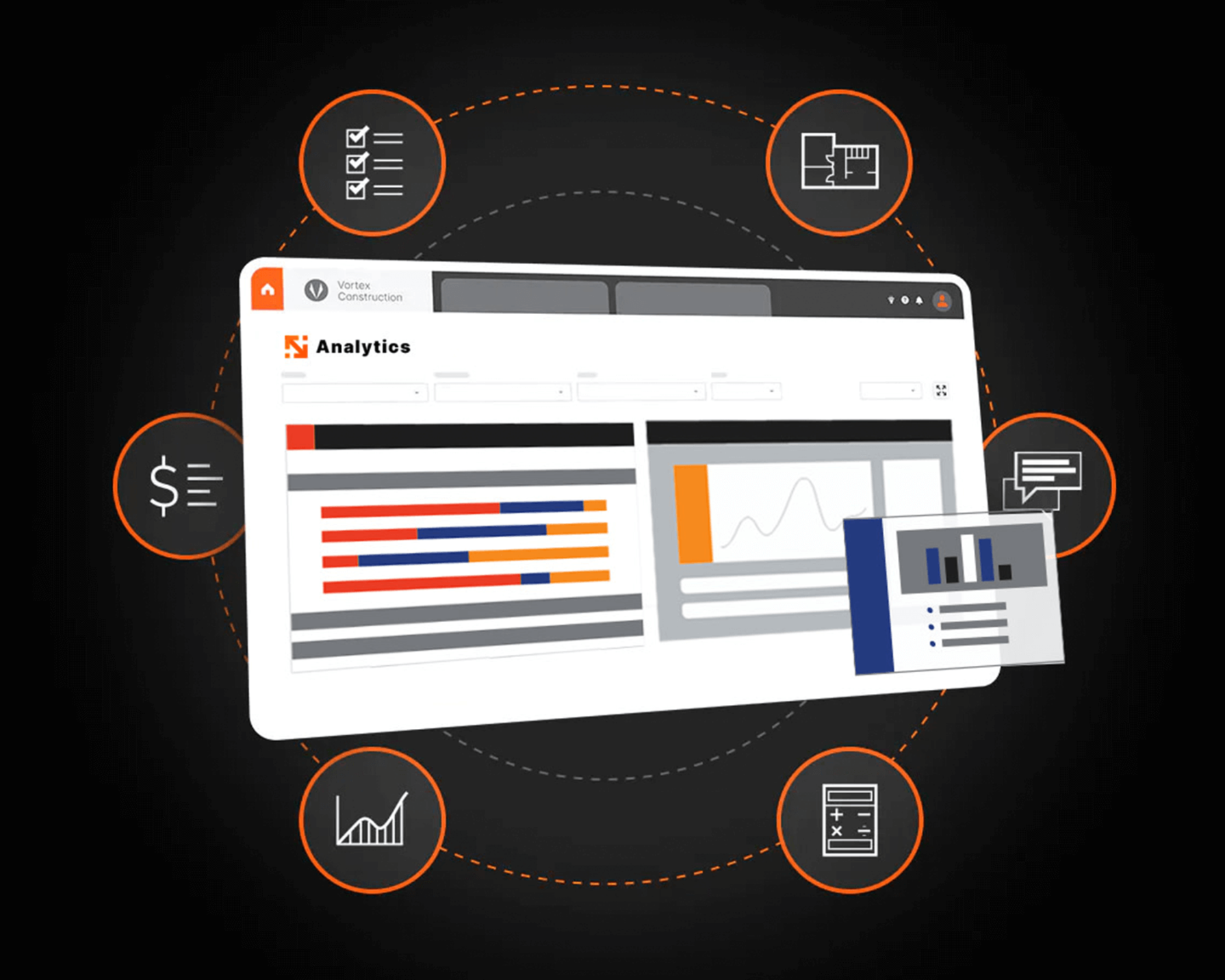 Procore's analytics tool