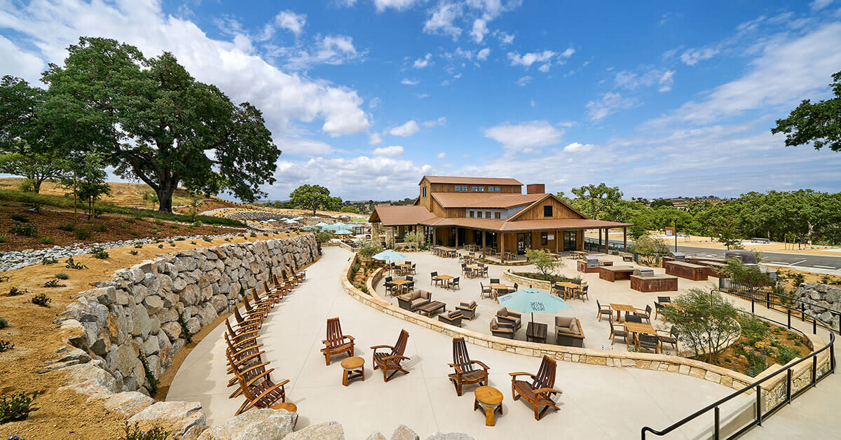 Hotel's outdoor area