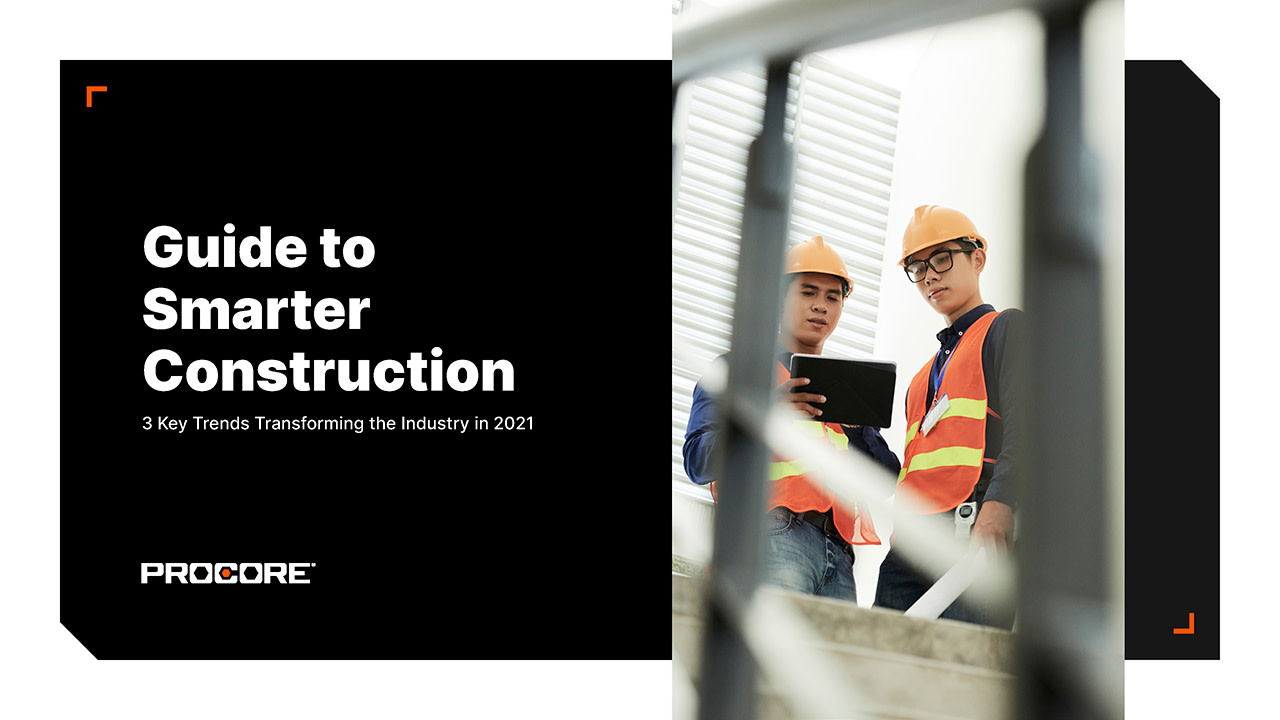 Guide to Smarter Construction ebook cover