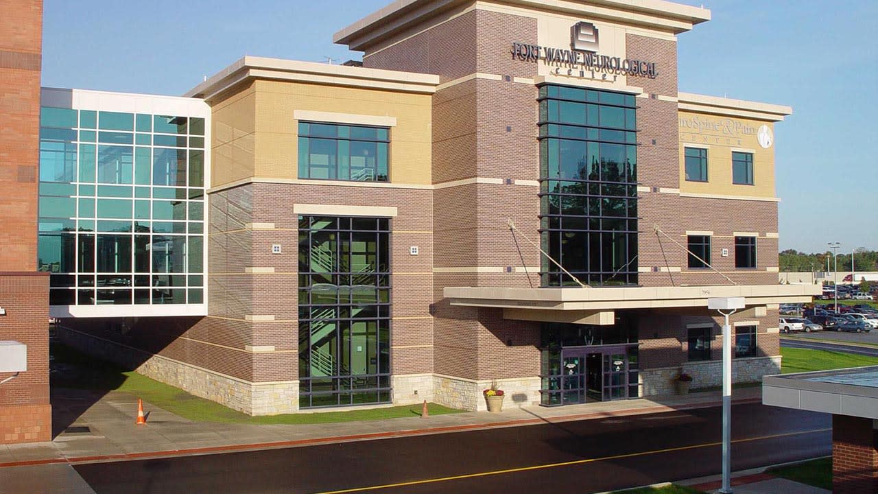 Angle view of Fort Wayne's Neurological Center