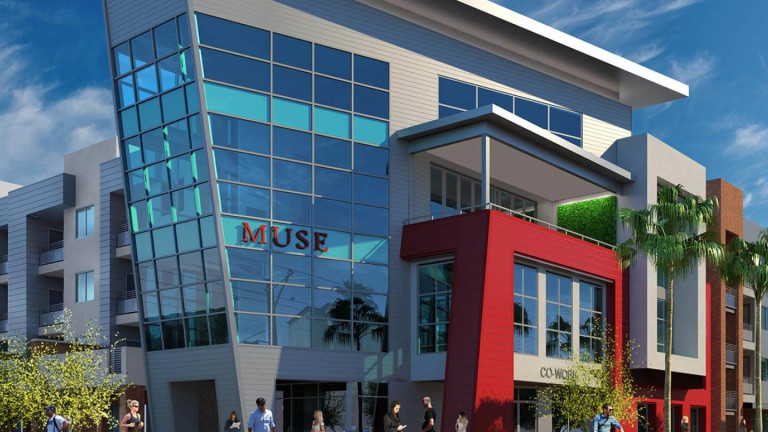 Render image of Muse building