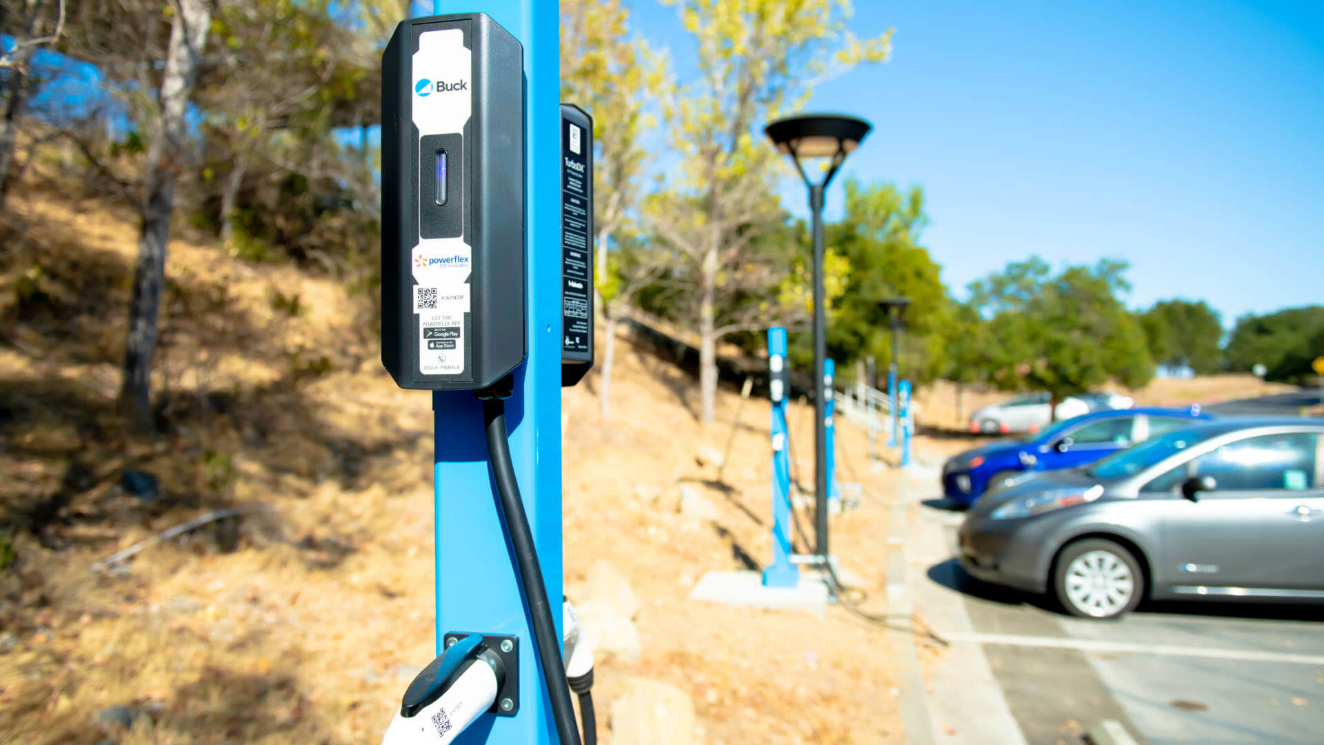 Electric car's charging station
