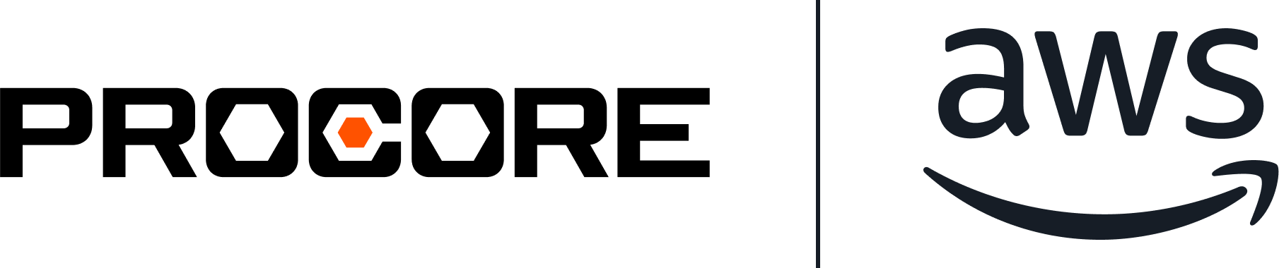 Procore + AWS logos