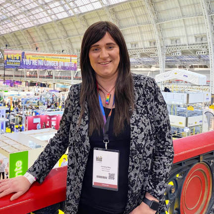 Christina Riley at London Builds Expo