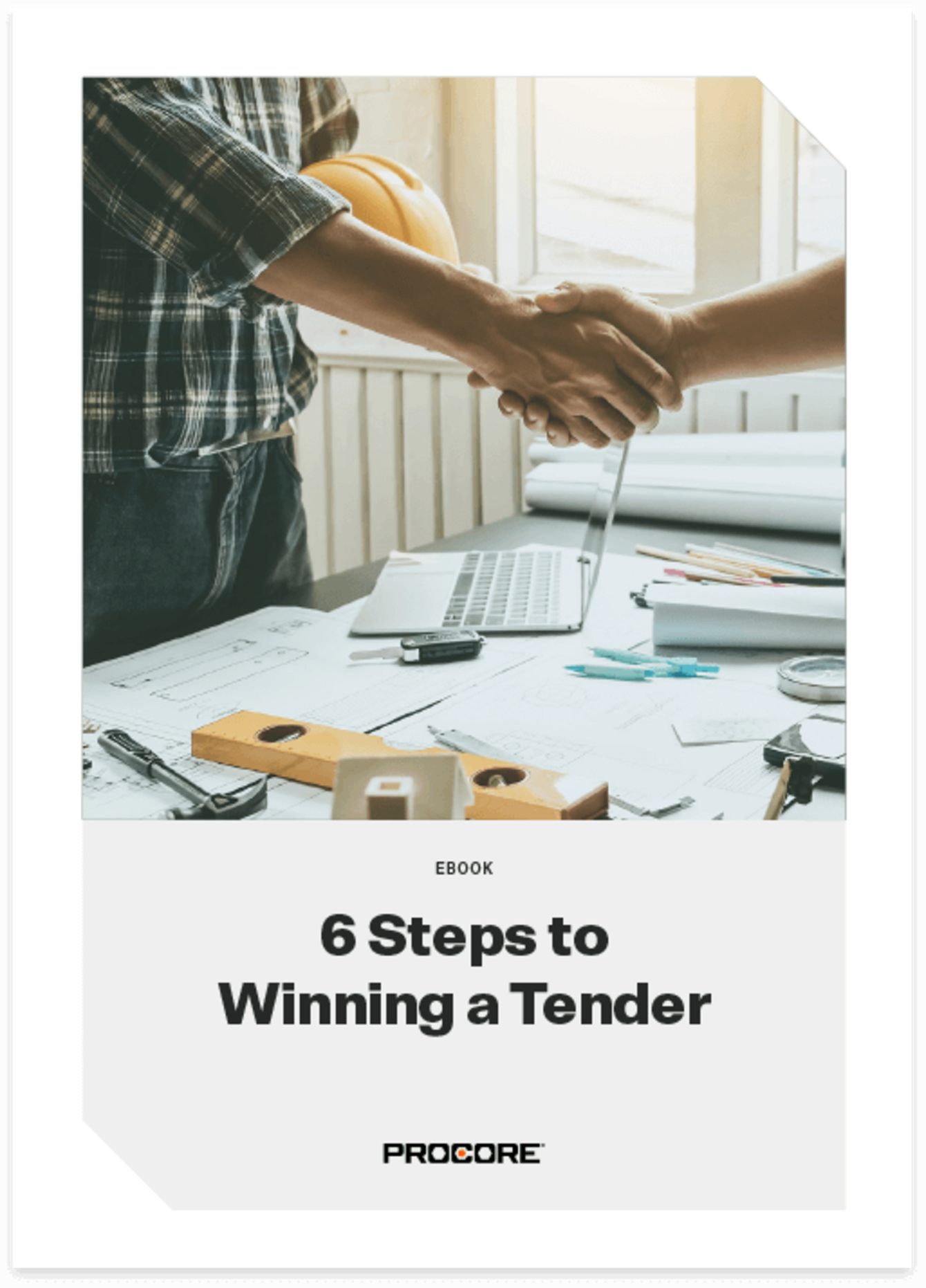 6 steps to winning a tender ebook cover page