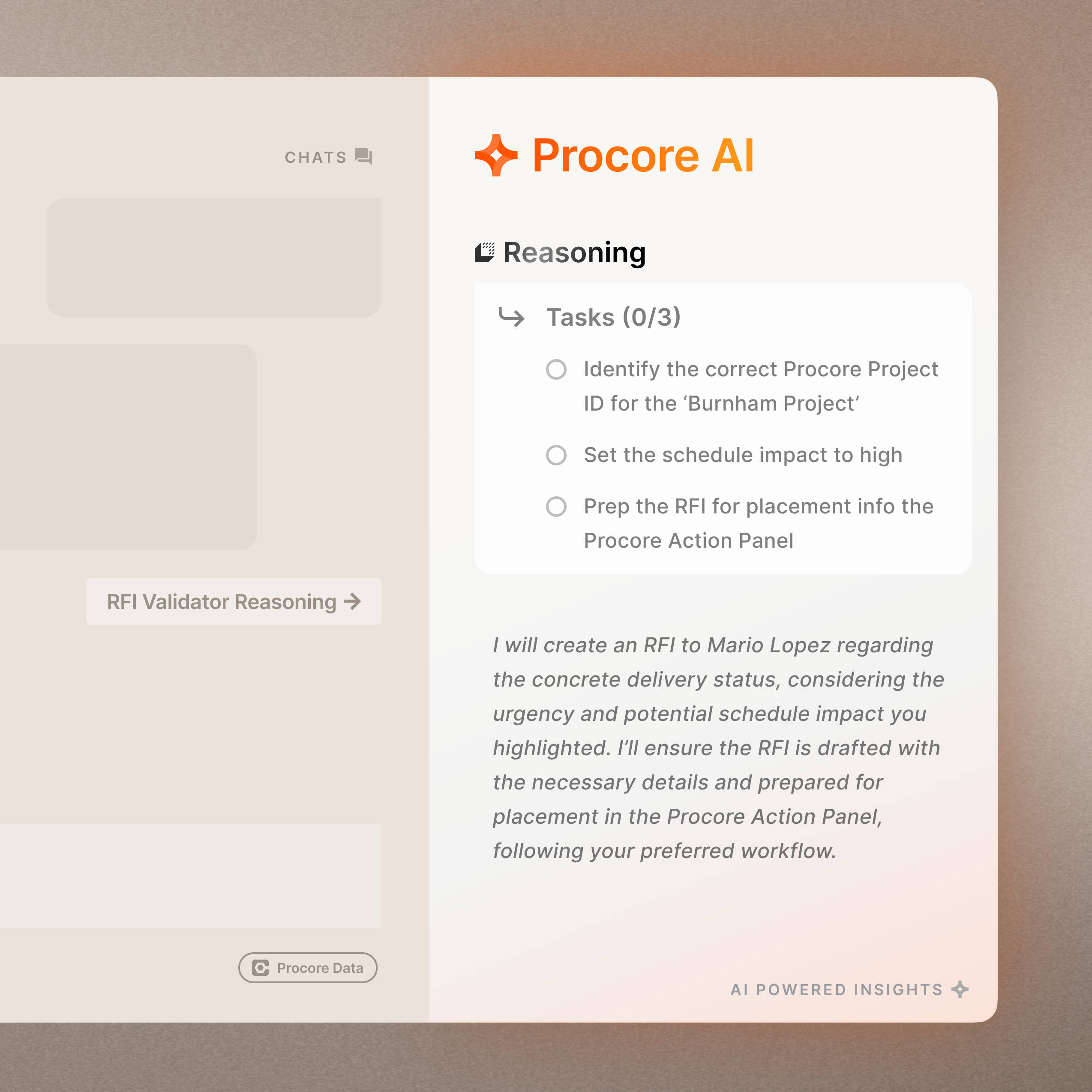 conversational AI with Procore