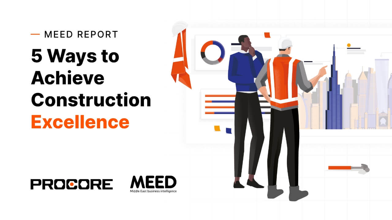 5 ways to achieve construction excellence infographic cover
