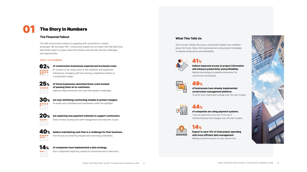 Head Contractor's Guide to Reducing Financial Risk eBook interior page