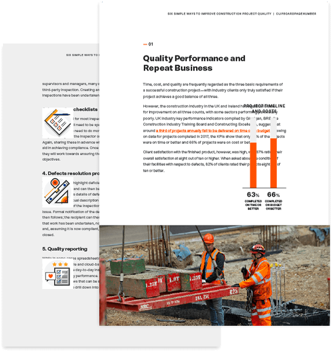 Interior pages Six Simple Ways to Improve Construction Project Quality Ebook