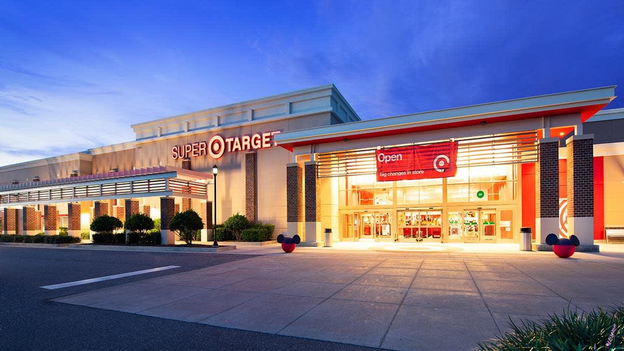 Front view of a Target store