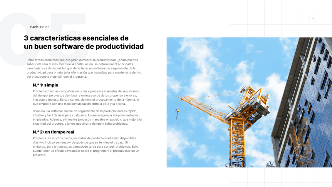 La Productividad en la Obra Ebook Interior Pages