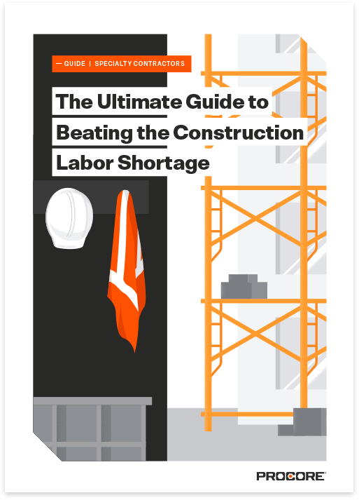 Cover of The Ultimate Guide to Beating the Construction Labor Shortage Ebook
