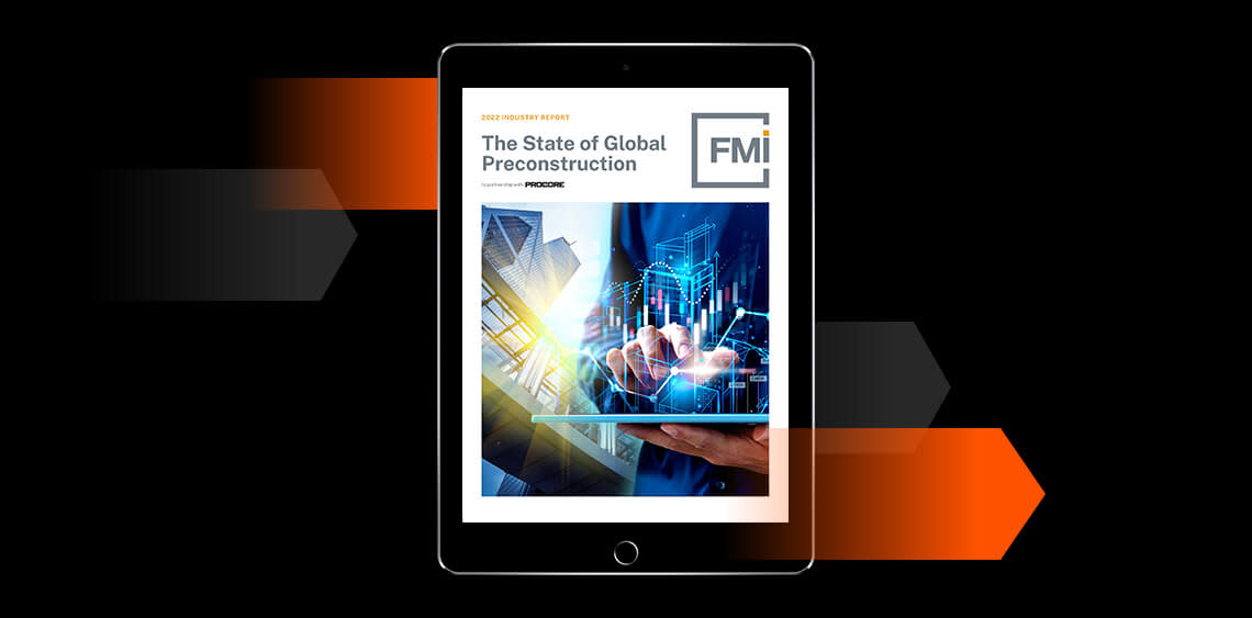 FMI report cover on a tablet