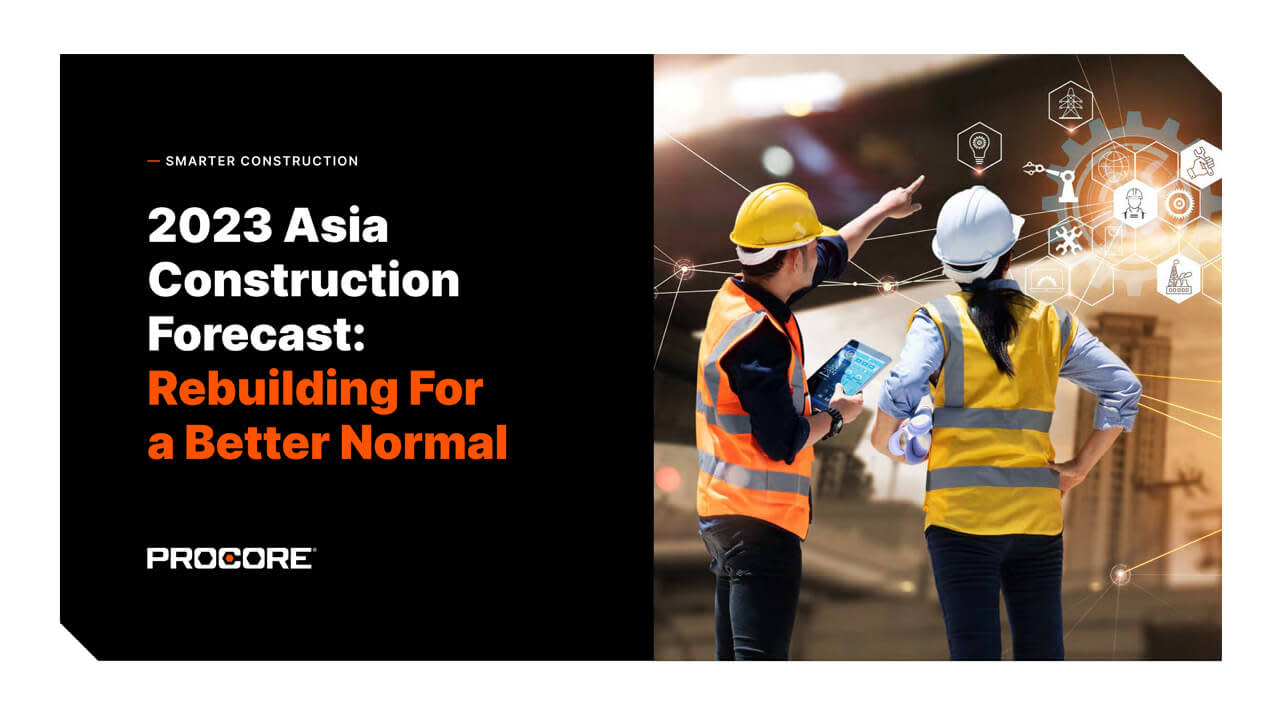 2023 Construction Industry Forecast eBook cover