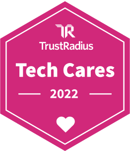 Trust Radius Tech Cares 2022 award