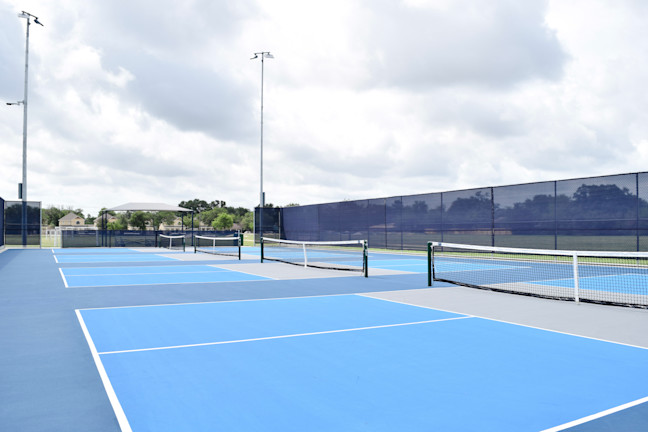 Tucker Construction tennis court