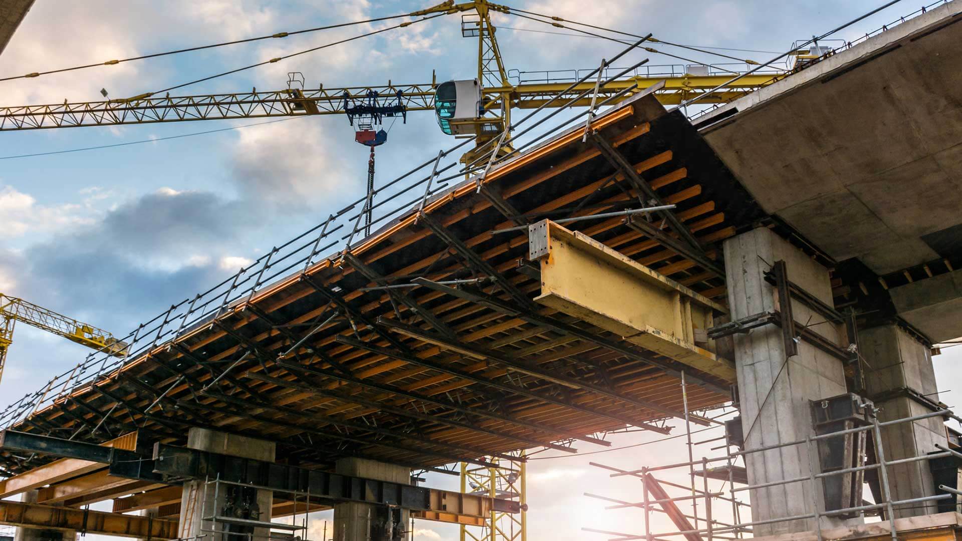 Bridge under construction