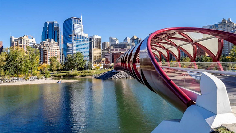 A bridge on Edmonton, Canada