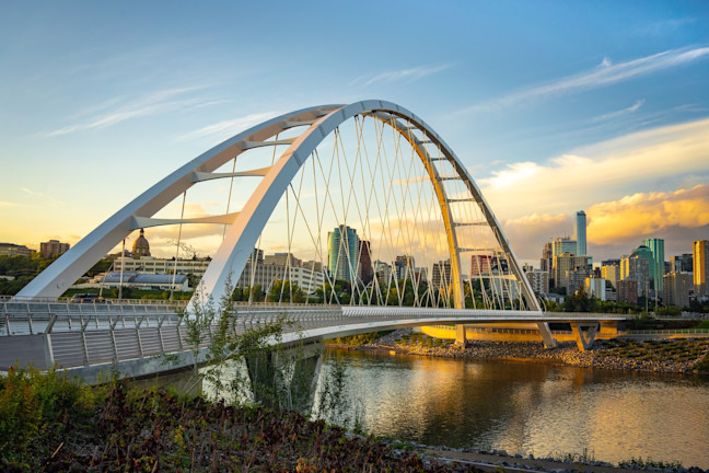 A bridge on Edmonton, Canada