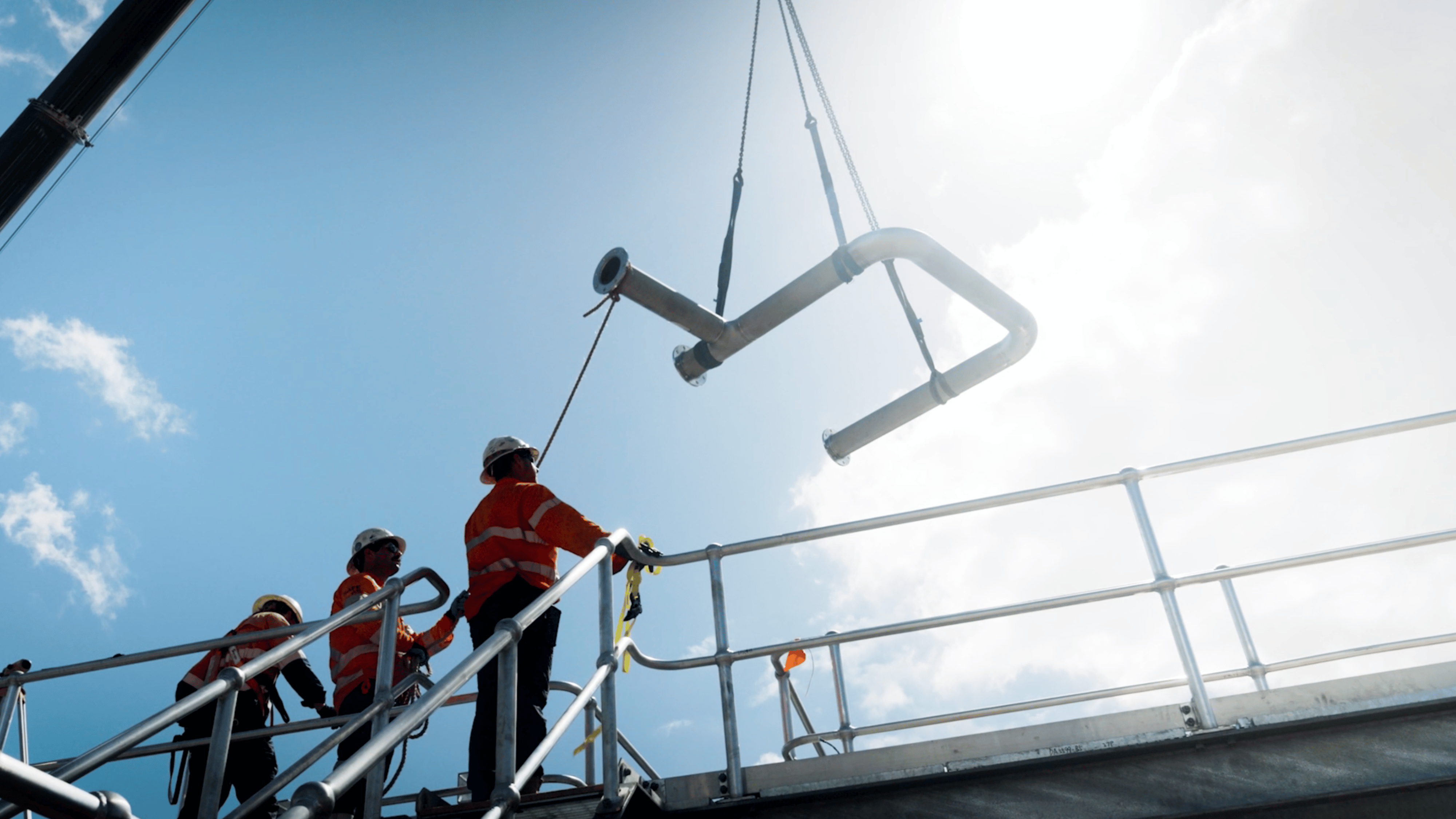 Image of Haslin Construction workers on site
