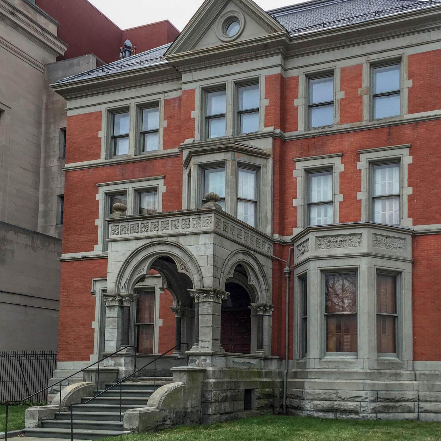 Entrance of a gothic designed building