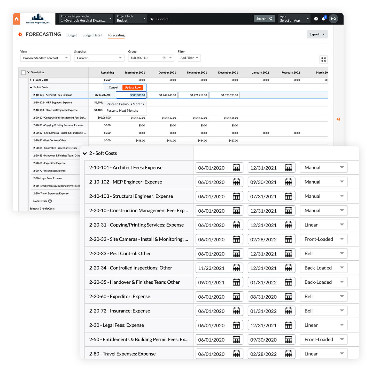 Procore project coordination