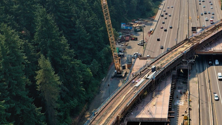 A highway under construction