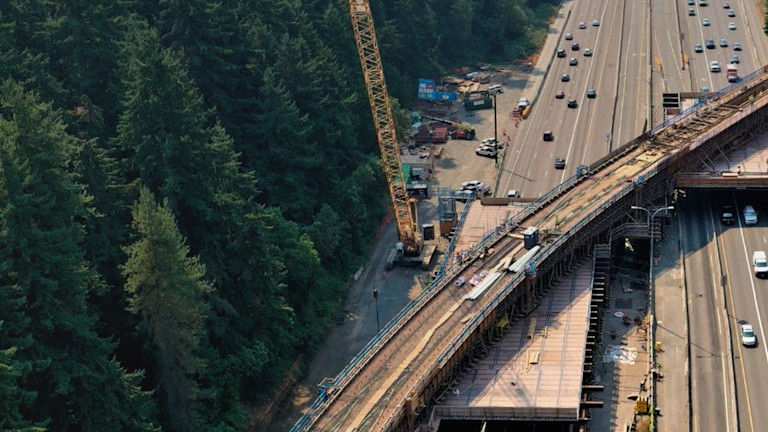 A highway under construction