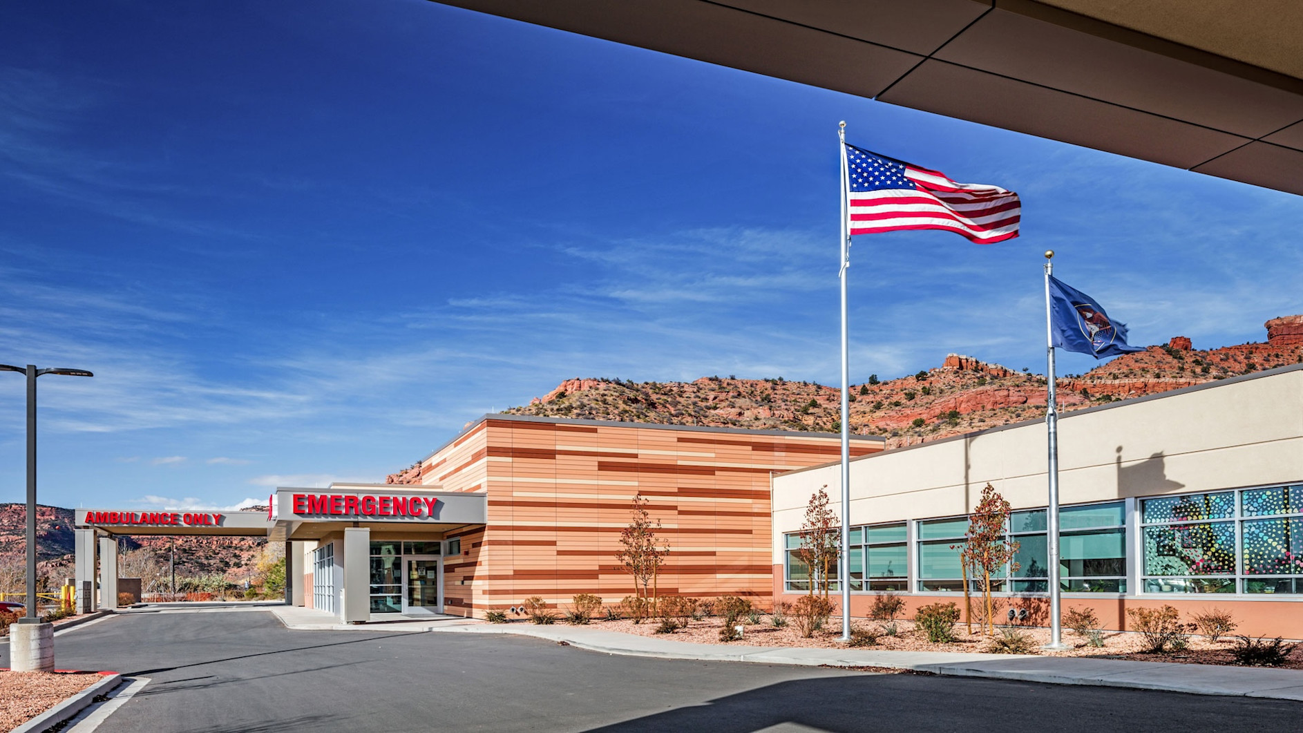 Image of completed project of emergency room