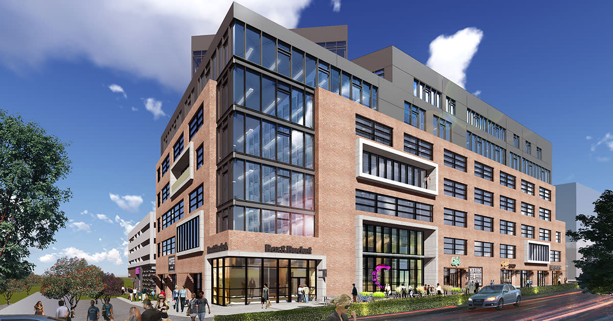 Render image of a shopping center