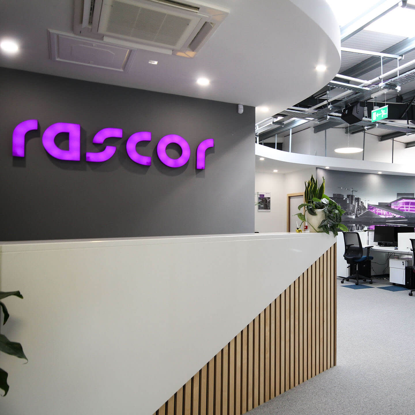 Rascor office's front desk