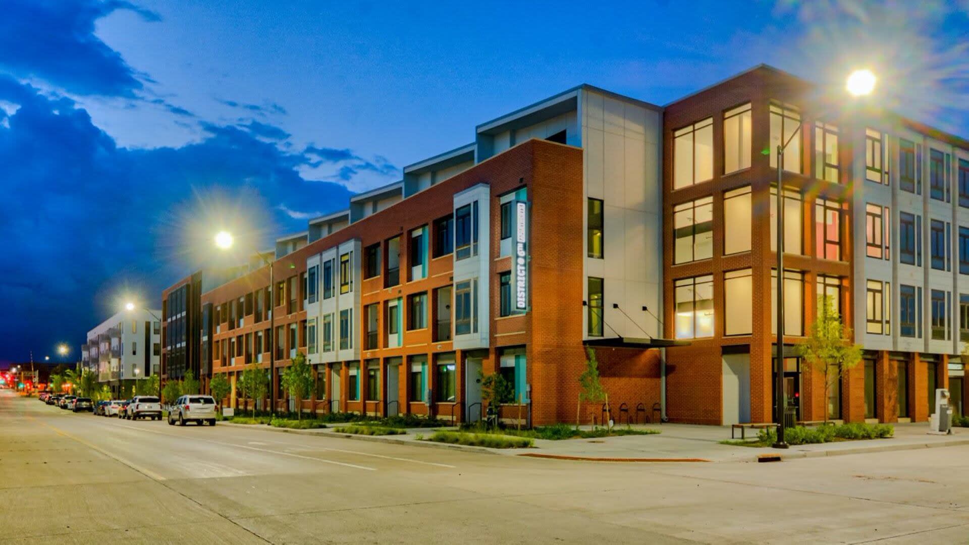 residential building recently completed