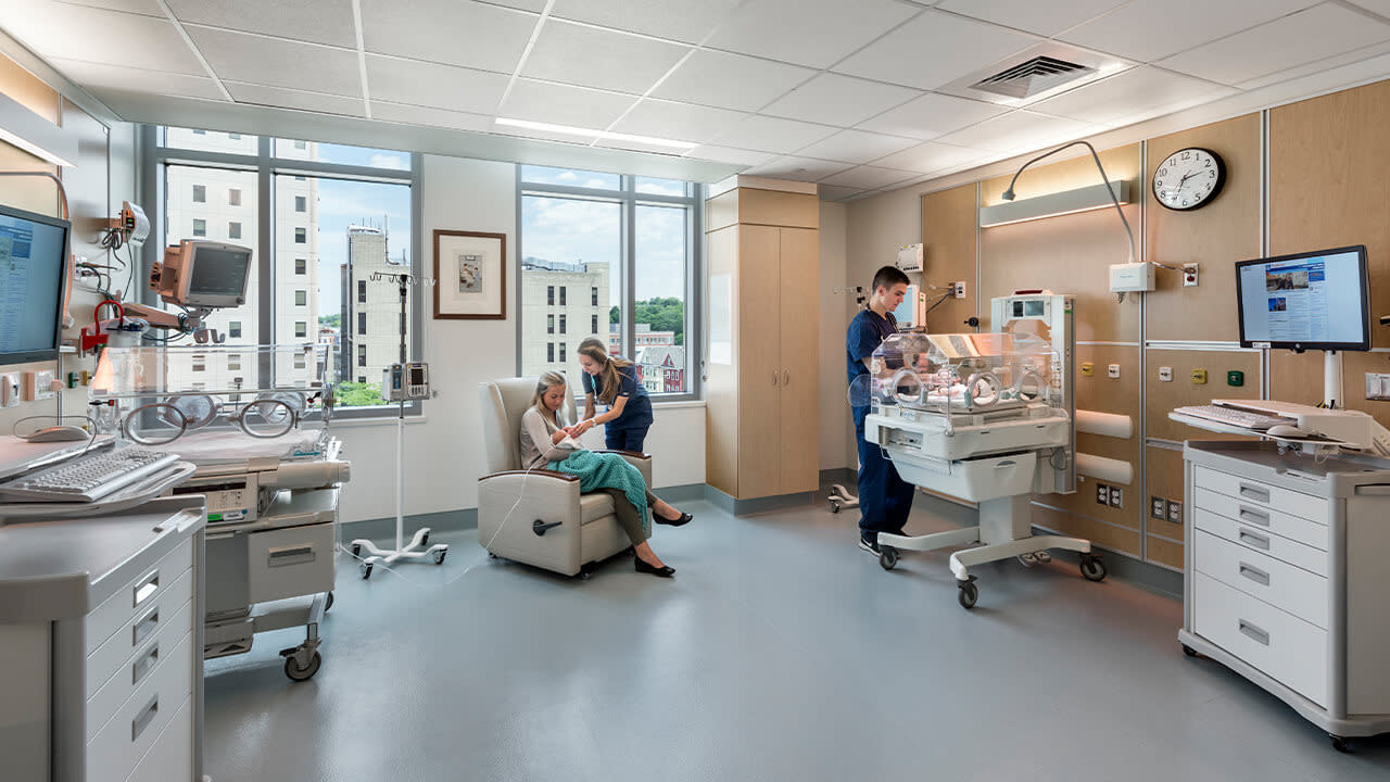 Hospital's maternity room