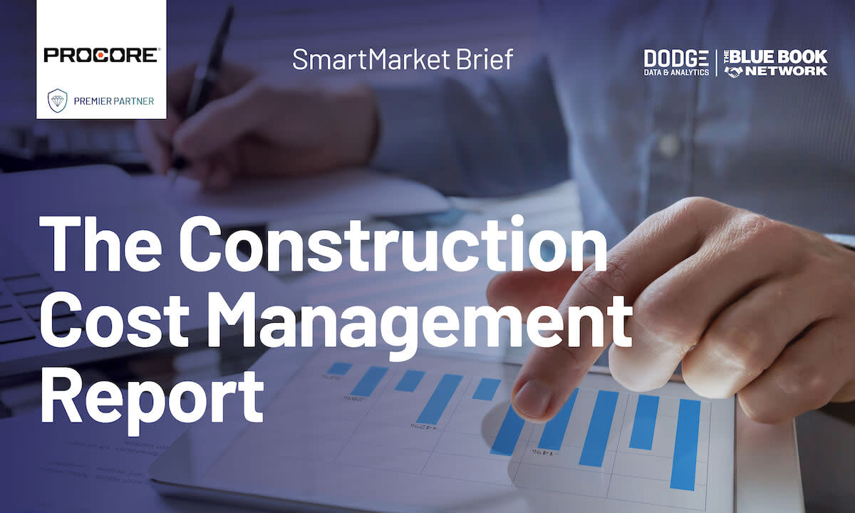 The construction cost management report cover image