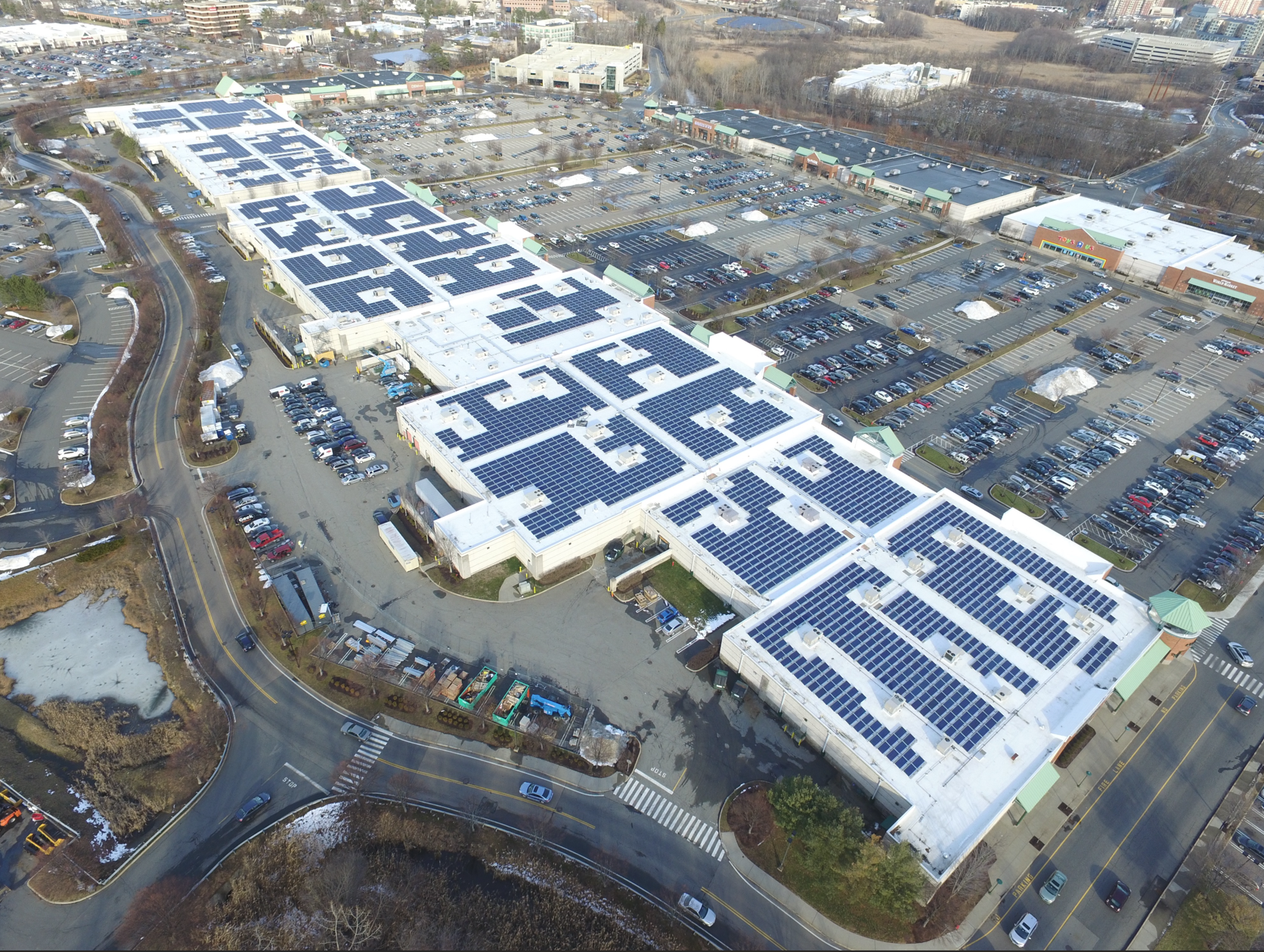 solar farm on building