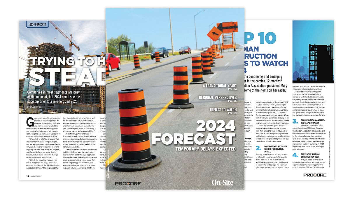 2024 Canada Construction Forecast eBook cover