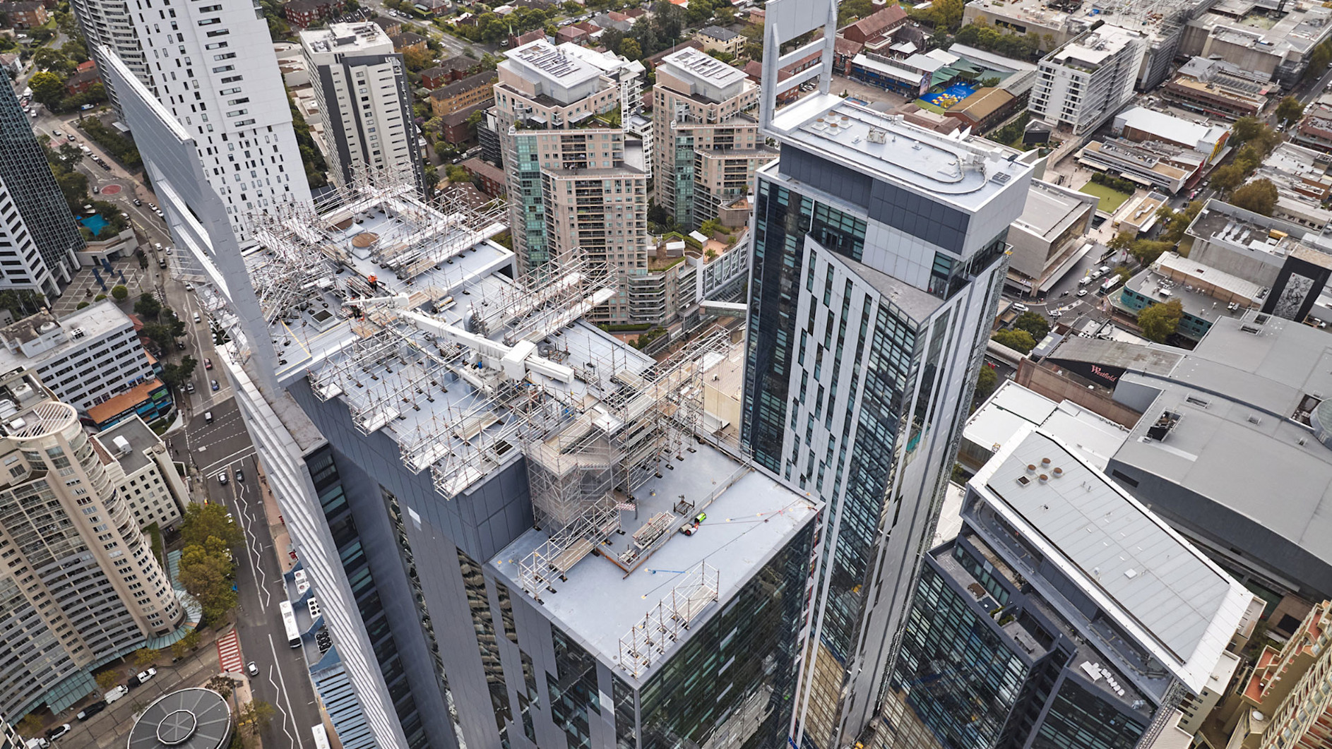 Sky view of the RM Watson Project of The Metro Residences in Chatswood
