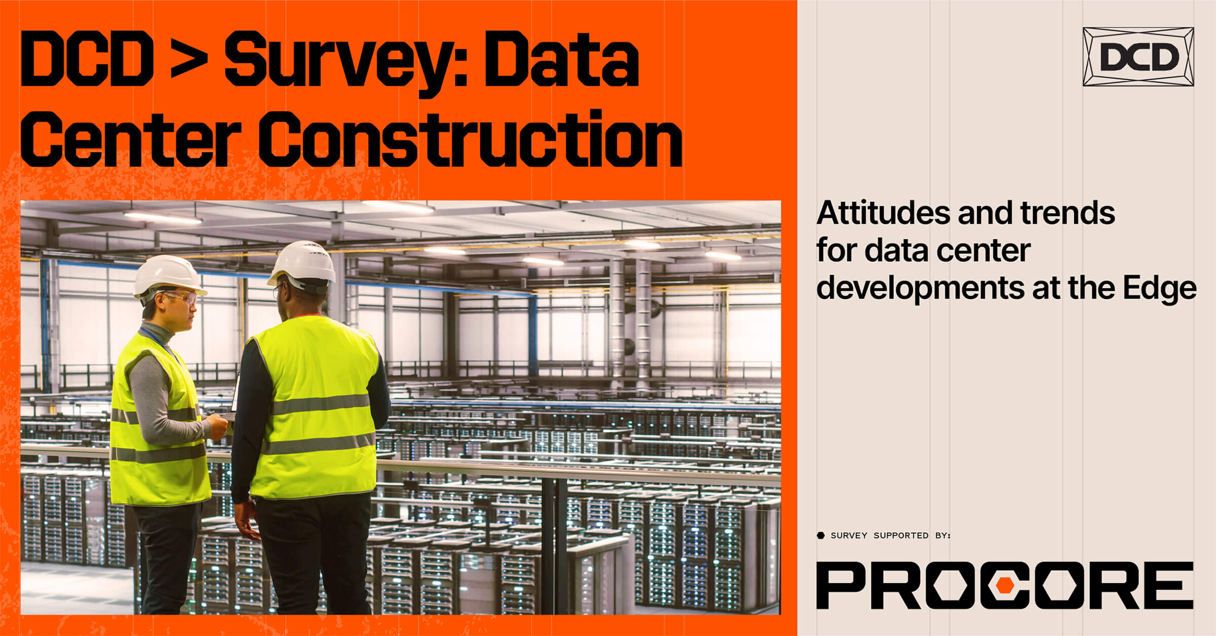 Data Center Big Bet-DCD- Procore Survey Report LP eBook cover