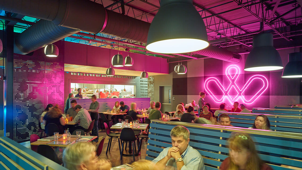 Restaurant's dining tables