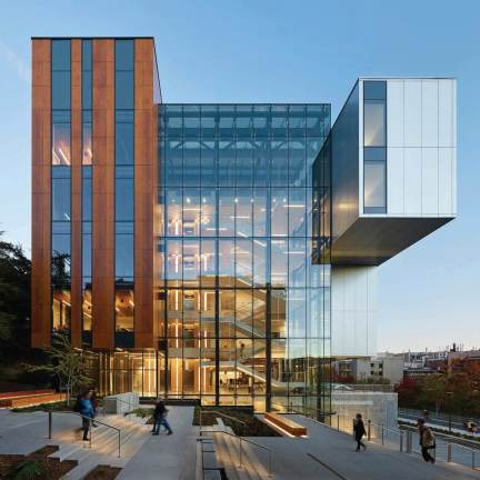 Exterior of University of Washington's new building