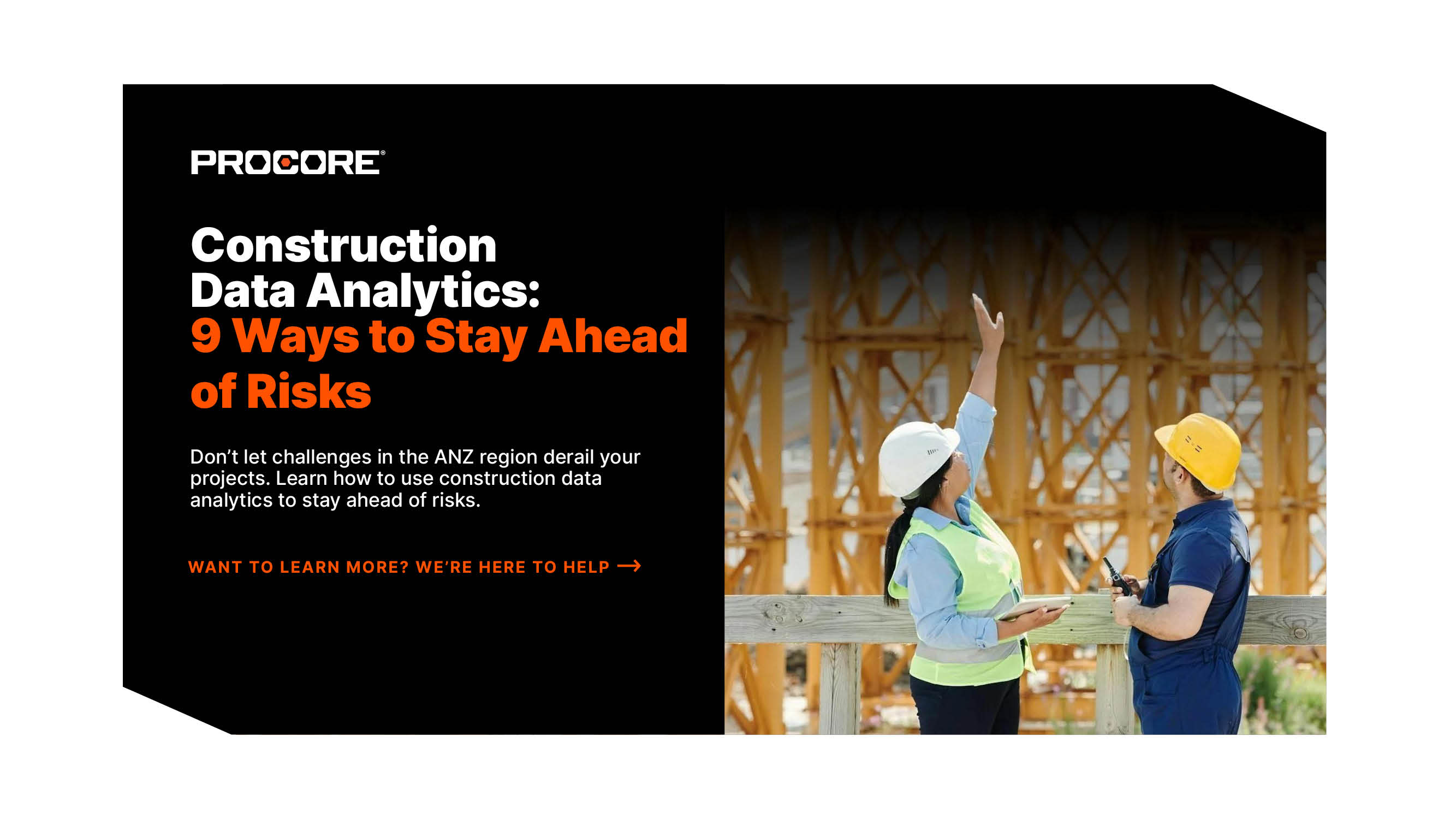 Construction Data Analytics: 9 ways to stay ahead of risks eBook cover