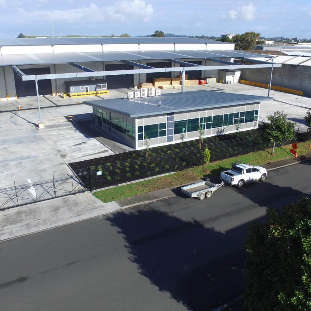 Aerial view of Auckland base