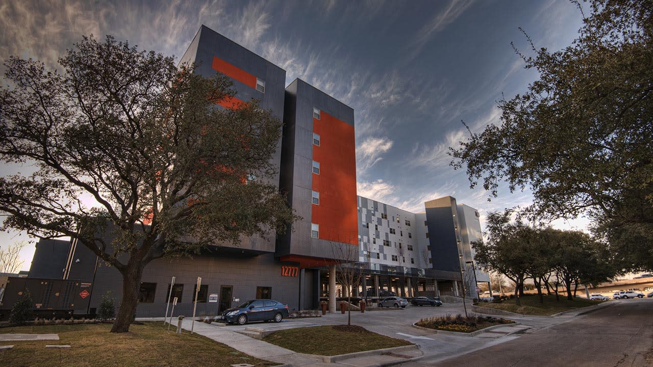 Low angle shot of a modern building